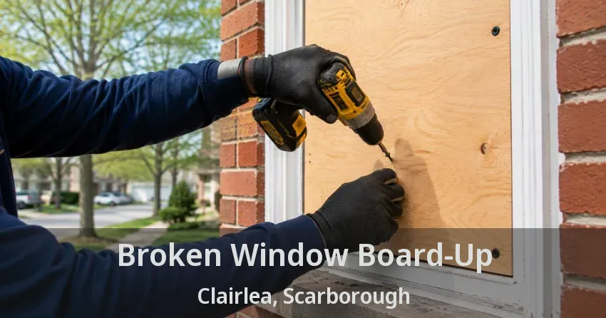Broken Window Board-Up Clairlea, Scarborough - ON