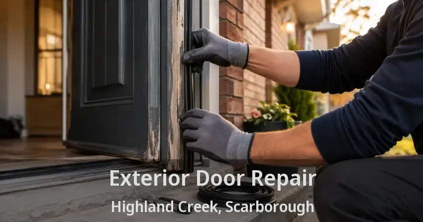 Exterior Door Repair Highland Creek, Scarborough - ON