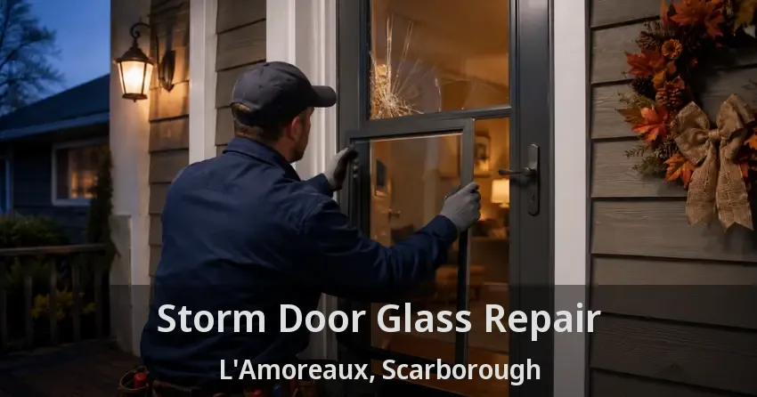 Storm Door Glass Repair L'Amoreaux, Scarborough - ON