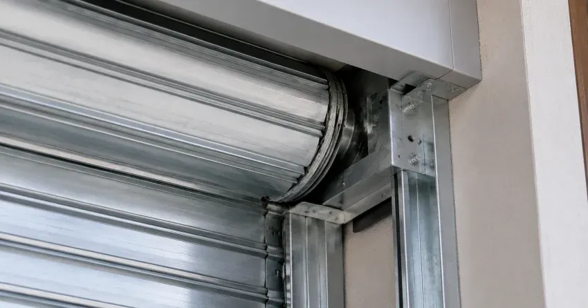 automatic storefront door technician servicing motor and sensor in Cliffside, Scarborough